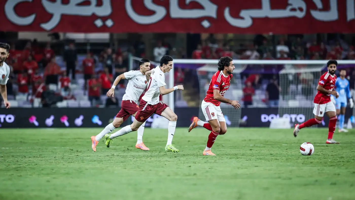 شاهد ملخص مباراة الأهلي وسيراميكا كليوباترا (2-1) بدون تقطيع